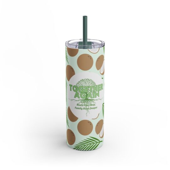 Together Again Coconut Skinny Matte Tumbler